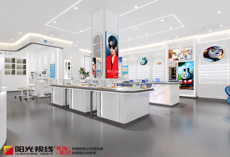 唐百眼鏡店裝修效果圖